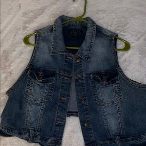 Jean vest jacket